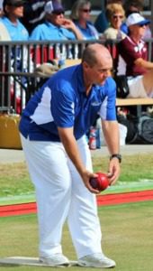Andy Klubberud competing in the Bowls USA National Championships in Florida.