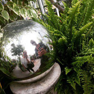 @weavermb @ Volunteer Park Conservatory "A lovely day at the park with @escargogh #conservatory #seattleliving #selfieball"