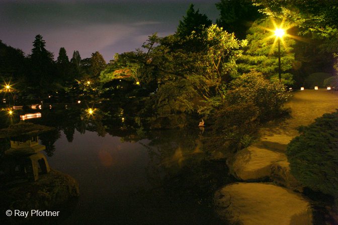 Moon Viewing, Japanese Garden