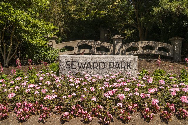 Seward Park Sign