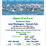 Emerald City Open Water Swim event poster