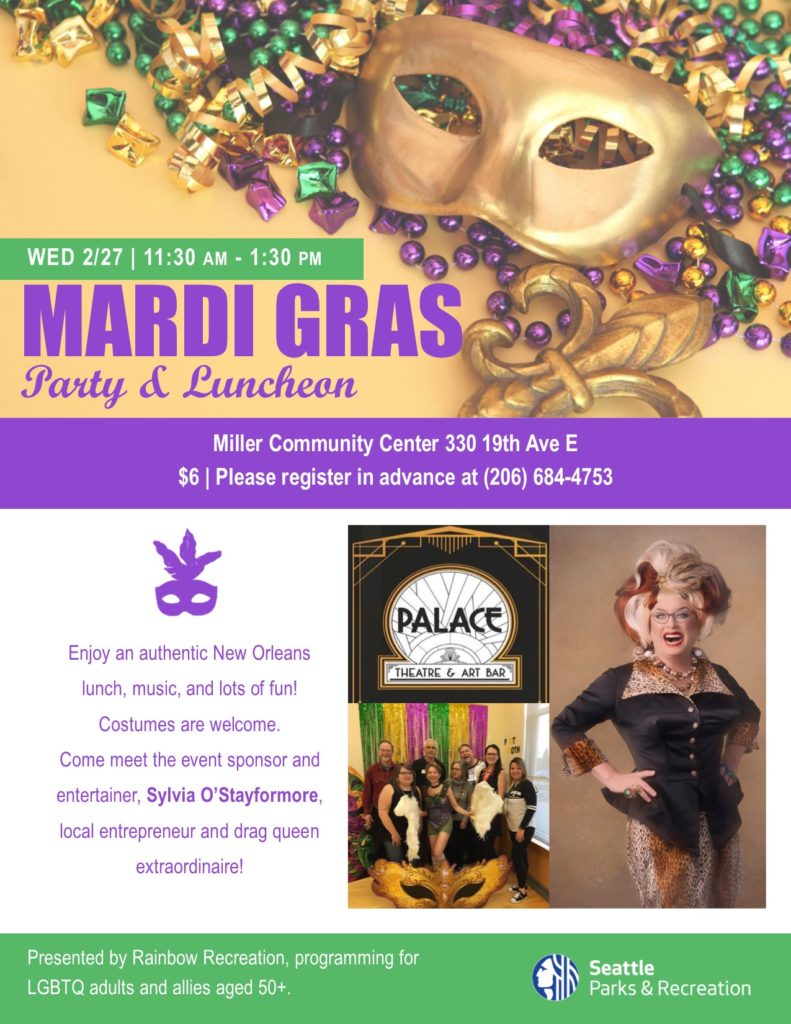 mardi gras luncheon invitation