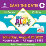 Flyer for Big Day of Play with information contained within the blog article