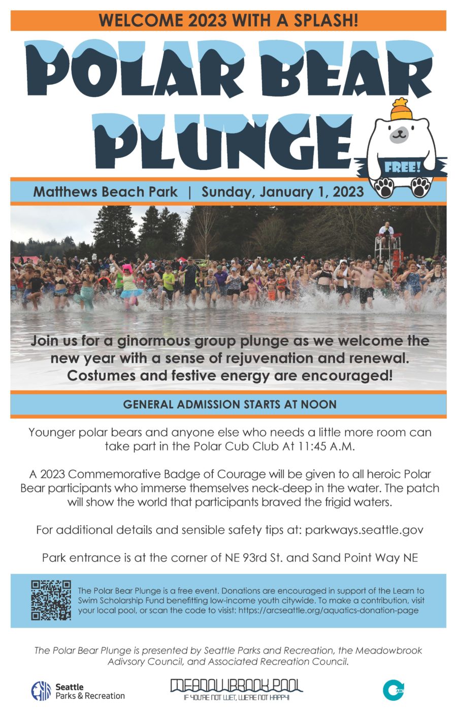 Seattle Polar Bear Plunge 2023 Parkways