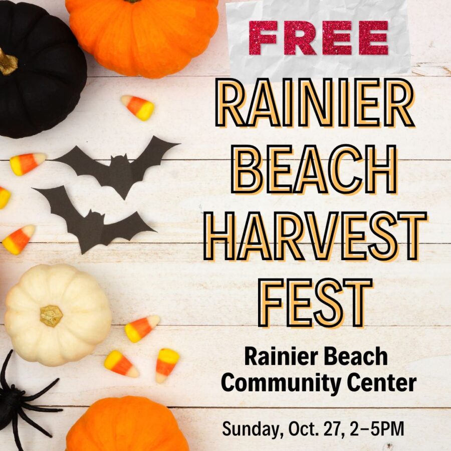 Rainier Beach Harvst Fest Trunk or Treating Event on Sunday, Oct. 27