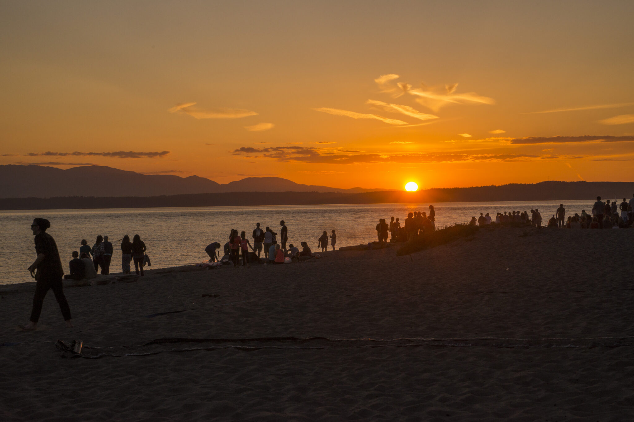 Sunset at Golden Gardens Park